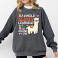 Llama Learning T Shirt Teachers Students Alpaca Lovers Comfort Colors Sweatshirt Pepper Llama Learning T Shirt Teachers Students Alpaca Lovers Comfort Colors Sweatshirt Pepper