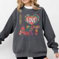 I Love Art Artist Painter Colorful Painting Art Teacher Comfort Colors Sweatshirt Pepper I Love Art Artist Painter Colorful Painting Art Teacher Comfort Colors Sweatshirt Pepper