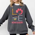 Love Montessori Education Math Teacher Comfort Colors Sweatshirt Pepper Love Montessori Education Math Teacher Comfort Colors Sweatshirt Pepper