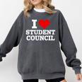 I Love Student Council Student Teacher Comfort Colors Sweatshirt Pepper I Love Student Council Student Teacher Comfort Colors Sweatshirt Pepper