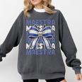 Maestra El Salvador Coquette Bow Hispanic Spanish Teacher Comfort Colors Sweatshirt Pepper Maestra El Salvador Coquette Bow Hispanic Spanish Teacher Comfort Colors Sweatshirt Pepper