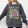 In My Maestra Era Spanish Bilingual Teacher Back To School Comfort Colors Sweatshirt Pepper