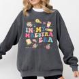 In My Maestra Era Spanish Bilingual Teacher First Day Comfort Colors Sweatshirt Pepper