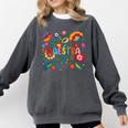 Maestra Flowers Spanish Teacher Cinco De Mayo Comfort Colors Sweatshirt Pepper Maestra Flowers Spanish Teacher Cinco De Mayo Comfort Colors Sweatshirt Pepper