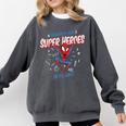 Marvel Spider-Man Teachers Are Super Heroes Comfort Colors Sweatshirt Pepper Marvel Spider-Man Teachers Are Super Heroes Comfort Colors Sweatshirt Pepper