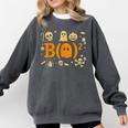 Math Teacher Ghost Shirt Cute Spooky Teacher Halloween Comfort Colors Sweatshirt Pepper