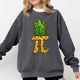Math Teacher Hawaiian Shirts Pineapple Pi Day Symbol Comfort Colors Sweatshirt Pepper