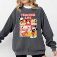 Mickey Mouse Teacher Life Comfort Colors Sweatshirt Pepper
