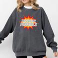 Mission Possible Motivational Inspirational School Teacher Comfort Colors Sweatshirt Pepper
