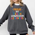 Multilingual Teacher Linguist Language ESL Teaching Comfort Colors Sweatshirt Pepper