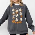 Music Teacher Orchestra Shirt Spooky Halloween Ghost Band Comfort Colors Sweatshirt Pepper