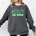 Musical 67 Music Meme Slang Six Seven Music Teacher Comfort Colors Sweatshirt Pepper