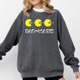 Nerdy Pac-Math Nom Retro Game Precalculus Math Teacher Comfort Colors Sweatshirt Pepper Nerdy Pac-Math Nom Retro Game Precalculus Math Teacher Comfort Colors Sweatshirt Pepper