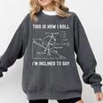 Nerdy This Is How I Roll I'm Inclined To Say Physics Teacher Comfort Colors Sweatshirt Pepper