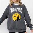 Nerdy Trig Or Treat Halloween Costume Math Teacher Comfort Colors Sweatshirt Pepper