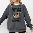 Newtons First Law Physics Jokes Science Teacher Comfort Colors Sweatshirt Pepper Newtons First Law Physics Jokes Science Teacher Comfort Colors Sweatshirt Pepper
