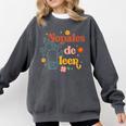 Nopales De Leer Spanish Teacher Maestra Cactus Bilingual Comfort Colors Sweatshirt Pepper Nopales De Leer Spanish Teacher Maestra Cactus Bilingual Comfort Colors Sweatshirt Pepper