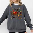 One Dope Teacher Comfort Colors Sweatshirt Pepper