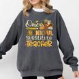 One Thankful Substitute Teacher Turkey Leopard Thanksgiving For Men Women Comfort Colors Sweatshirt Pepper One Thankful Substitute Teacher Turkey Leopard Thanksgiving For Men Women Comfort Colors Sweatshirt Pepper