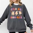 Pas De BOO-Rée Ballet Ghost Dancer Dance Teacher Halloween Comfort Colors Sweatshirt Pepper Pas De BOO-Rée Ballet Ghost Dancer Dance Teacher Halloween Comfort Colors Sweatshirt Pepper