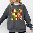 PE Teacher Christmas Holiday Comfort Colors Sweatshirt Pepper