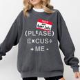 PEMDAS Math Teacher Halloween Costume Comfort Colors Sweatshirt Pepper