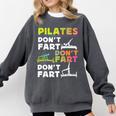 Pilates Instructor Teacher Watercolor Pilates Don't Fart Men Women Kids Comfort Colors Sweatshirt Pepper Pilates Instructor Teacher Watercolor Pilates Don't Fart Men Women Kids Comfort Colors Sweatshirt Pepper