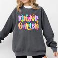Preppy Kindergarten First Day Of School Teachers Girls Boys Comfort Colors Sweatshirt Pepper Preppy Kindergarten First Day Of School Teachers Girls Boys Comfort Colors Sweatshirt Pepper