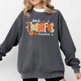Preppy One Thankful Teacher Coquette Thanksgiving Teacher Comfort Colors Sweatshirt Pepper Preppy One Thankful Teacher Coquette Thanksgiving Teacher Comfort Colors Sweatshirt Pepper