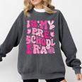 In My Preschool Era Teachers Women Back To School Kids Girls Comfort Colors Sweatshirt Pepper In My Preschool Era Teachers Women Back To School Kids Girls Comfort Colors Sweatshirt Pepper