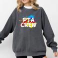 PTA Crew Back To School Volunteer Board Mom Parent Teacher Comfort Colors Sweatshirt Pepper PTA Crew Back To School Volunteer Board Mom Parent Teacher Comfort Colors Sweatshirt Pepper