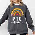 PTO Crew Parent School Volunteer Board Mom Parent Teacher Comfort Colors Sweatshirt Pepper PTO Crew Parent School Volunteer Board Mom Parent Teacher Comfort Colors Sweatshirt Pepper