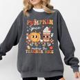 Pumpkin Spice Makes Teacher Nice Retro Fall Spooky Season Comfort Colors Sweatshirt Pepper Pumpkin Spice Makes Teacher Nice Retro Fall Spooky Season Comfort Colors Sweatshirt Pepper