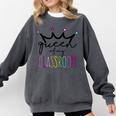 Queen Of My Classroom Colorful Teacher For Men Women Comfort Colors Sweatshirt Pepper Queen Of My Classroom Colorful Teacher For Men Women Comfort Colors Sweatshirt Pepper
