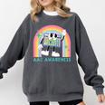 Rainbow AAC Awareness Month SPED Teacher SLP Communication Comfort Colors Sweatshirt Pepper Rainbow AAC Awareness Month SPED Teacher SLP Communication Comfort Colors Sweatshirt Pepper