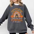 Rainbow I Teach The Cutest Pumpkins Kindergarten Teacher Men Women Comfort Colors Sweatshirt Pepper Rainbow I Teach The Cutest Pumpkins Kindergarten Teacher Men Women Comfort Colors Sweatshirt Pepper