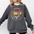 Recess Squad Crew Teachers Students Monitor Back To School Comfort Colors Sweatshirt Pepper