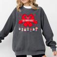 Red Ribbon Week Awareness For Students And Teachers Men Women Girls Kids Comfort Colors Sweatshirt Pepper