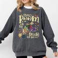 There's Room On My Broom For You Too Teacher Halloween Comfort Colors Sweatshirt Pepper