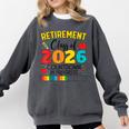 Retirement Class Of 2026 Countdown In Progress Teacher Comfort Colors Sweatshirt Pepper