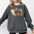 Retro Grovvy Coffee Teach Repeat Teacher Comfort Colors Sweatshirt Pepper Retro Grovvy Coffee Teach Repeat Teacher Comfort Colors Sweatshirt Pepper