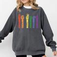 Retro Be Kind ASL Deaf Teacher Sign Language Gay Pride Comfort Colors Sweatshirt Pepper Retro Be Kind ASL Deaf Teacher Sign Language Gay Pride Comfort Colors Sweatshirt Pepper