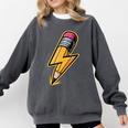 Retro Pencil Pencil Back To School Teacher Student Comfort Colors Sweatshirt Pepper Retro Pencil Pencil Back To School Teacher Student Comfort Colors Sweatshirt Pepper