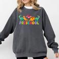 Retro Preschool Cute Dinosaur Preschool Teacher Kids Boys Comfort Colors Sweatshirt Pepper Retro Preschool Cute Dinosaur Preschool Teacher Kids Boys Comfort Colors Sweatshirt Pepper