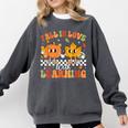 Retro Pumpkin Fall In Love With Learning Autumn Teacher Comfort Colors Sweatshirt Pepper Retro Pumpkin Fall In Love With Learning Autumn Teacher Comfort Colors Sweatshirt Pepper