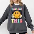 You Got This Retro Smile Motivational Testing Day Teacher Comfort Colors Sweatshirt Pepper You Got This Retro Smile Motivational Testing Day Teacher Comfort Colors Sweatshirt Pepper