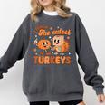 Retro I Teach The Cutest Turkey Thanksgiving Pumpkin Teacher Comfort Colors Sweatshirt Pepper Retro I Teach The Cutest Turkey Thanksgiving Pumpkin Teacher Comfort Colors Sweatshirt Pepper