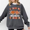 Retro Thankful Music Teacher Pumpkin Fall Thanksgiving Comfort Colors Sweatshirt Pepper Retro Thankful Music Teacher Pumpkin Fall Thanksgiving Comfort Colors Sweatshirt Pepper