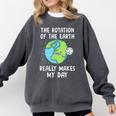 Rotation Of The Earth Makes My Day Science Teacher Earth Day Comfort Colors Sweatshirt Pepper Rotation Of The Earth Makes My Day Science Teacher Earth Day Comfort Colors Sweatshirt Pepper