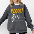 Scary Key Signature Boo Music Halloween Musician Teacher Men Women Comfort Colors Sweatshirt Pepper Scary Key Signature Boo Music Halloween Musician Teacher Men Women Comfort Colors Sweatshirt Pepper